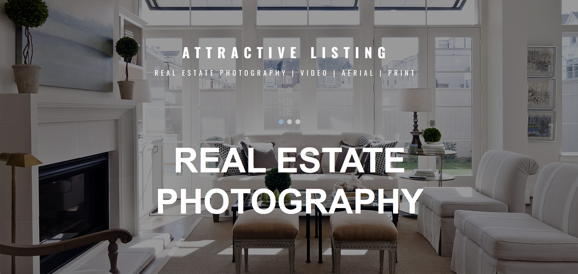 real estate photography website design