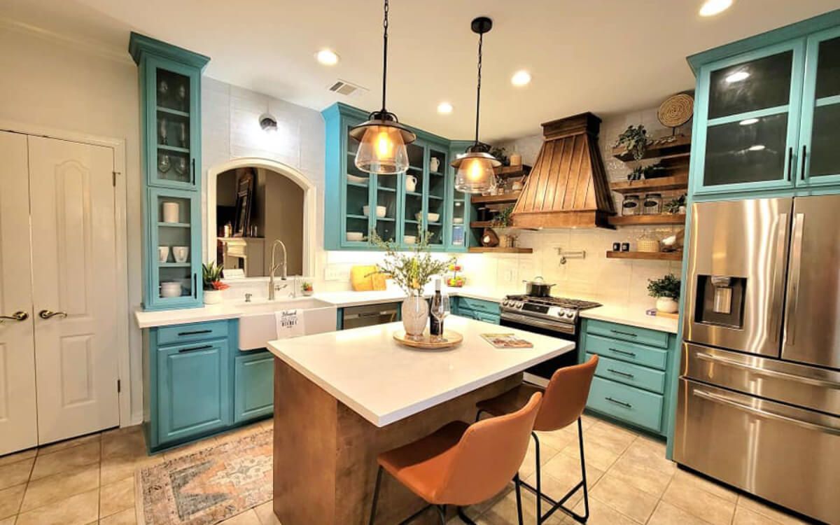 Renovated vintage kitchen