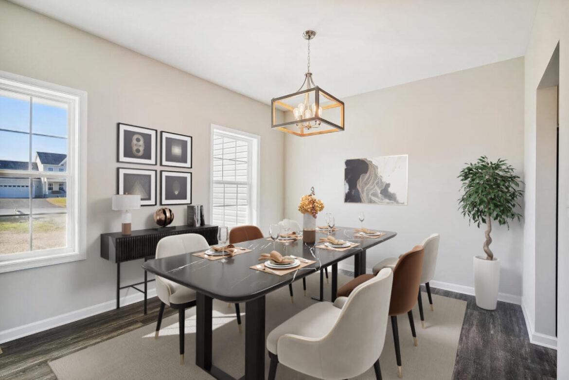 Contemporary style in virtual staging