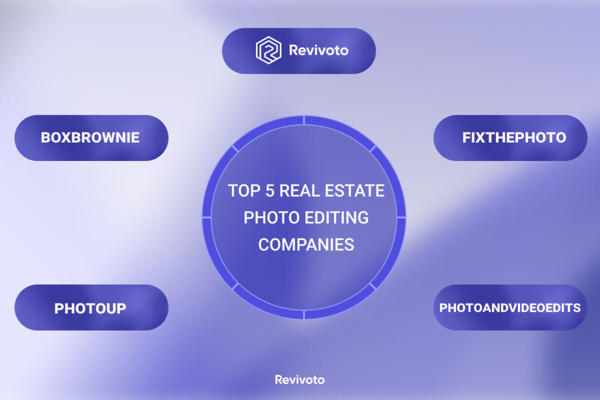 real estate photo editing companies