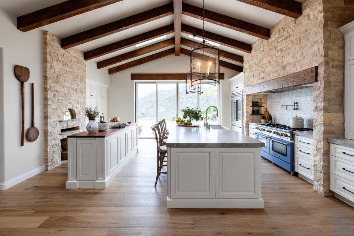 Luxury kitchen in a high-end home