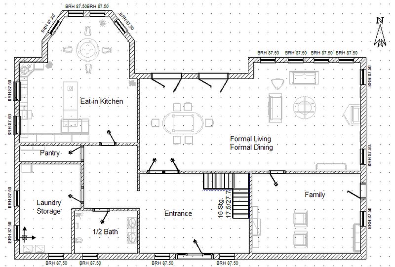 Steps of Drawing a House Floor Plan