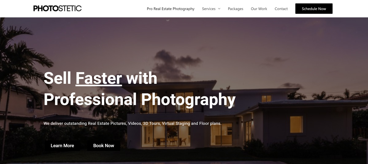  photography website design